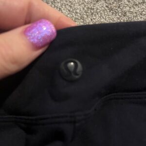 Navy Blue Lululemon wide leg pants